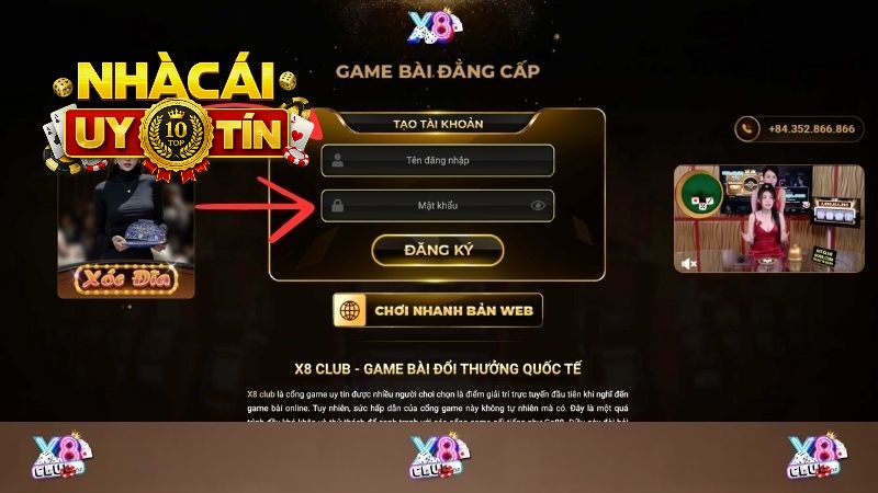 Hệ thống thanh toán tại X8club an toàn uy tín 